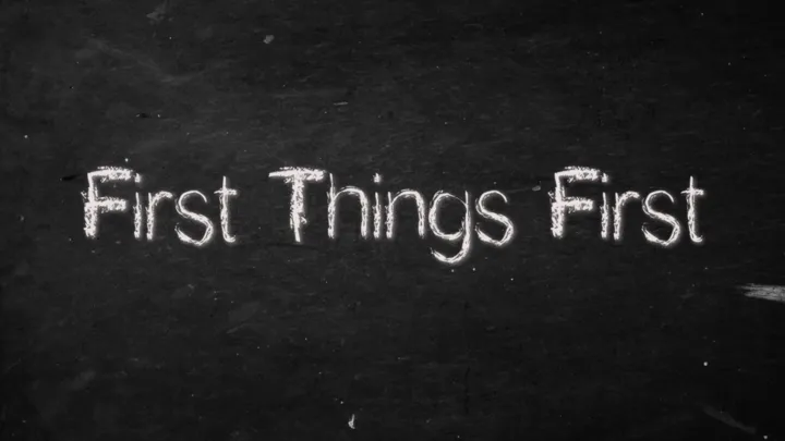 First Things First in 2023 series artwork